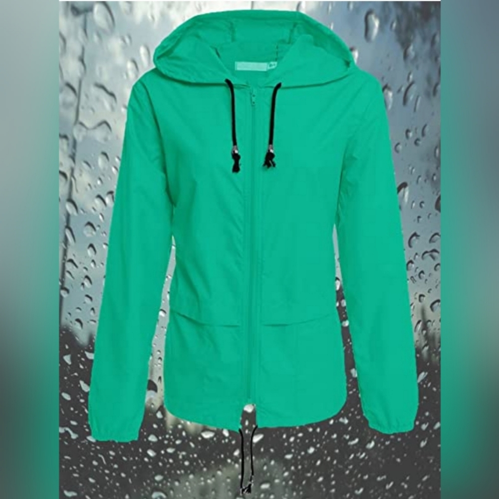❄ Raincoat Women Lightweight Waterproof Rain Jackets - Picture 3 of 5